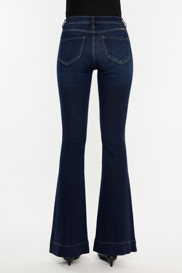 Hazel Blues® |  Kancan High Rise Slim Flare Jeans Sale - Image 5