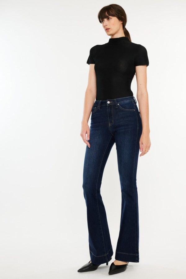 Hazel Blues® |  Kancan High Rise Slim Flare Jeans Sale - Image 4
