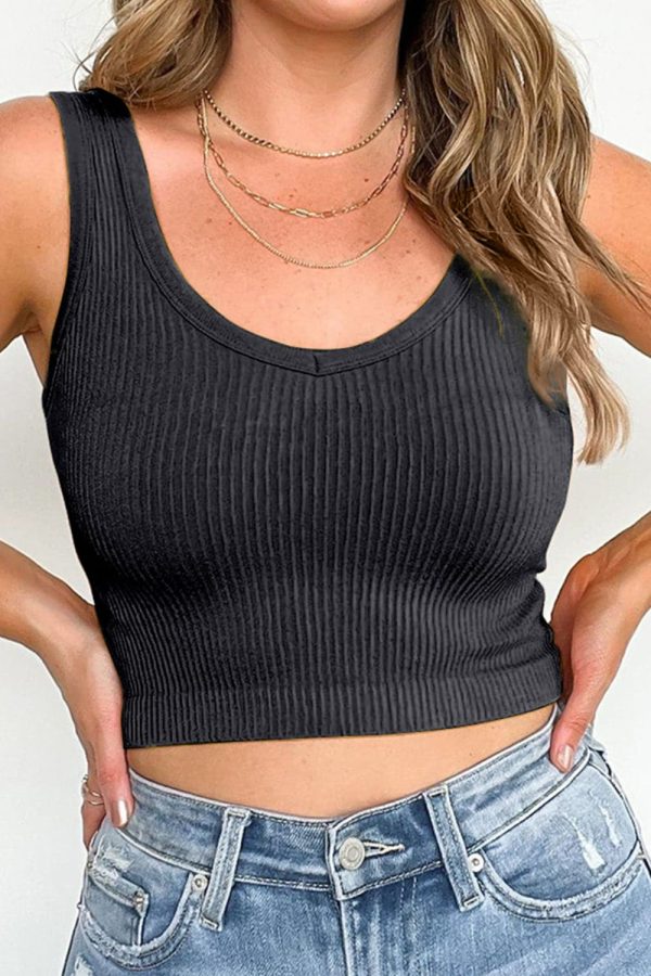 Hazel Blues® |  Scoop Neck Wide Strap Tank Online Sale