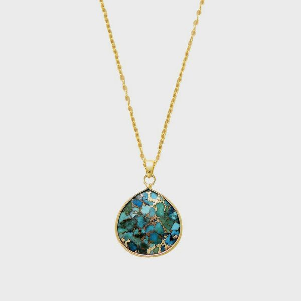 Hazel Blues® |  Turquoise Chain Pendant Necklace Online Hot Sale - Image 4