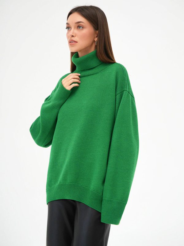 Hazel Blues® |  Turtleneck Long Sleeve Sweater Online now - Image 2