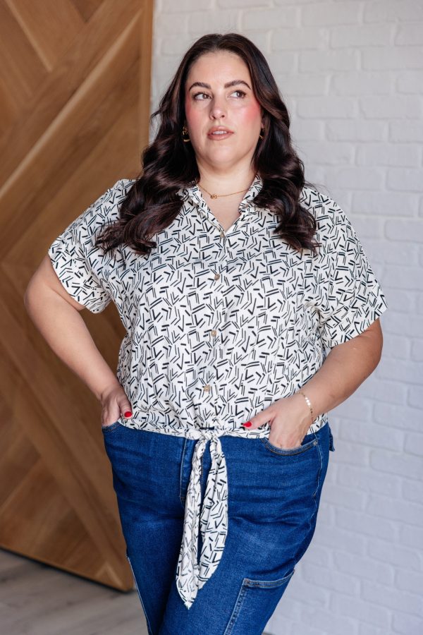 Hazel Blues® |  It s a Craving, Not a Crush Button Up Top and Shorts Set Online now - Image 2