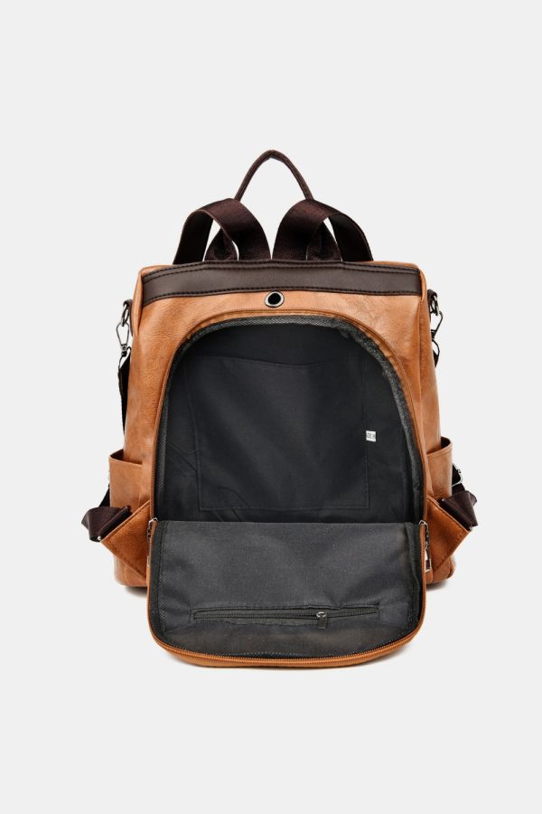 Hazel Blues® |  PU Leather Backpack Bag Cheap - Image 4