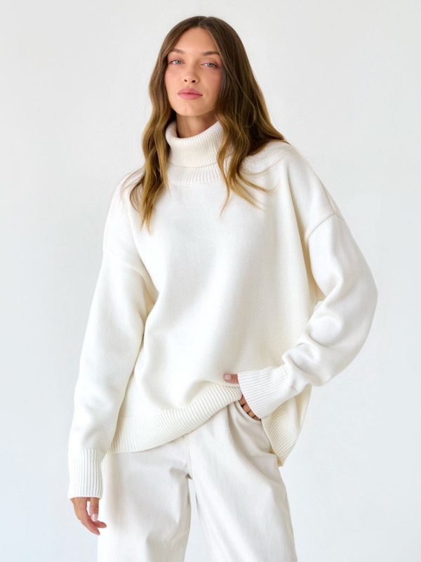 Hazel Blues® |  Turtleneck Long Sleeve Sweater Online now - Image 4