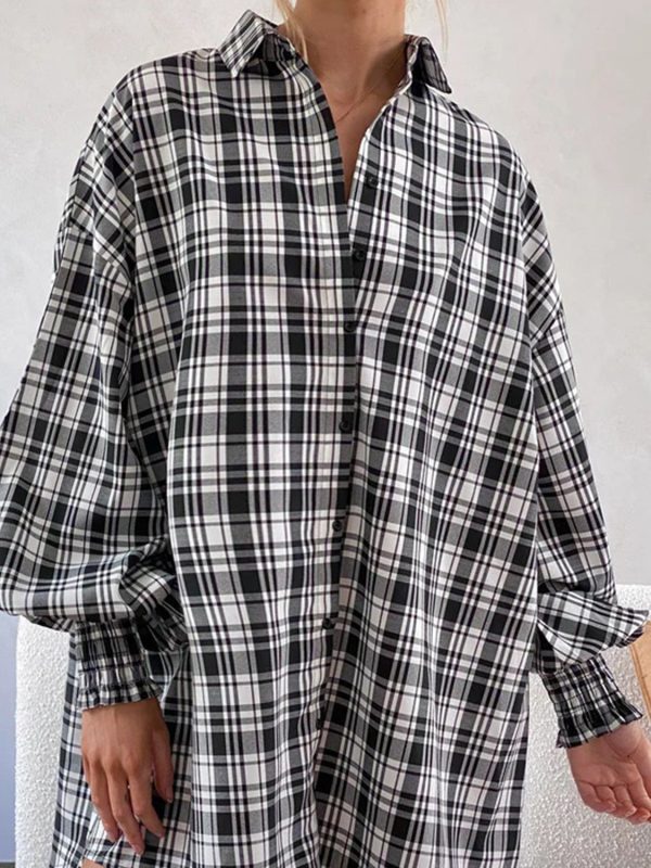 Hazel Blues® |  Plaid Button Up Long Sleeve Shirt Online Hot Sale - Image 5