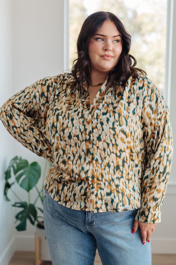 Hazel Blues® |  In the Willows Button Up Blouse For Discount - Image 2