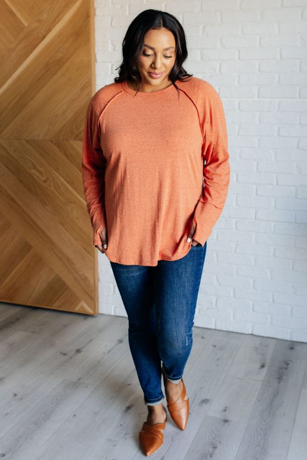 Hazel Blues® |  Rustic Charm Long Sleeve Top Online - Image 5