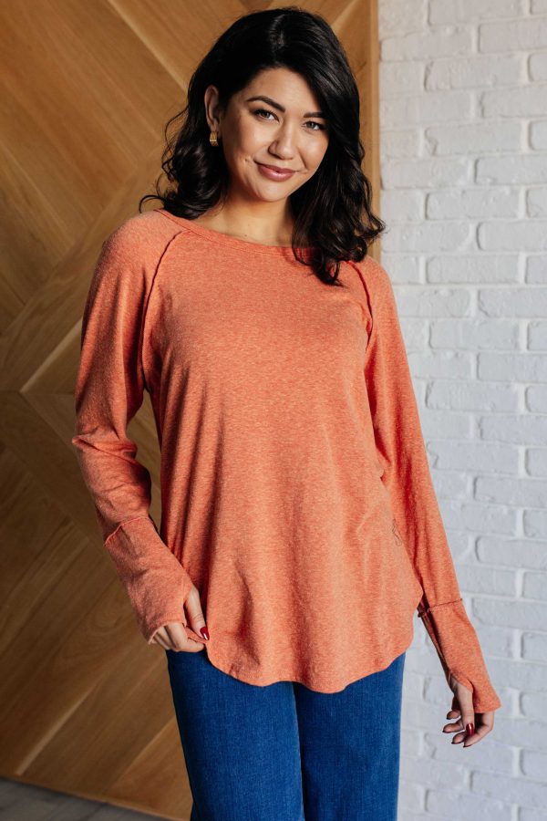 Hazel Blues® |  Rustic Charm Long Sleeve Top Online