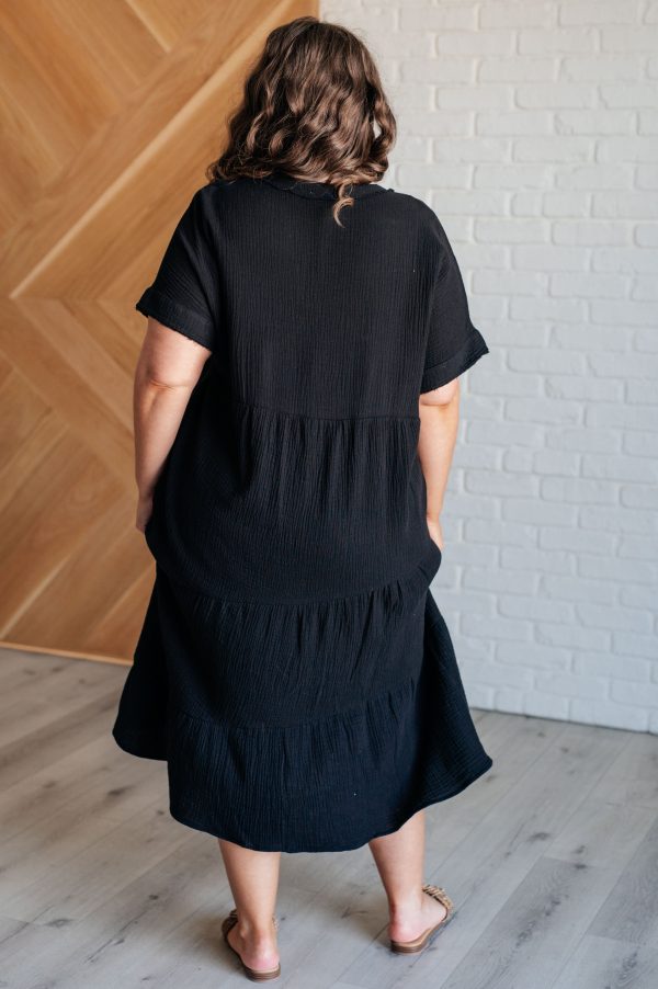 Hazel Blues® |  Always Learning Dolman Sleeve Dress in Black Online Hot Sale - Image 5