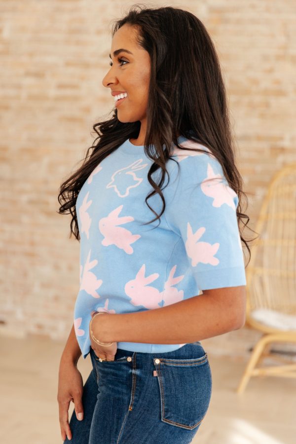 Hazel Blues® |  Miss Cottontail Half Sleeve Sweater For Discount - Image 4