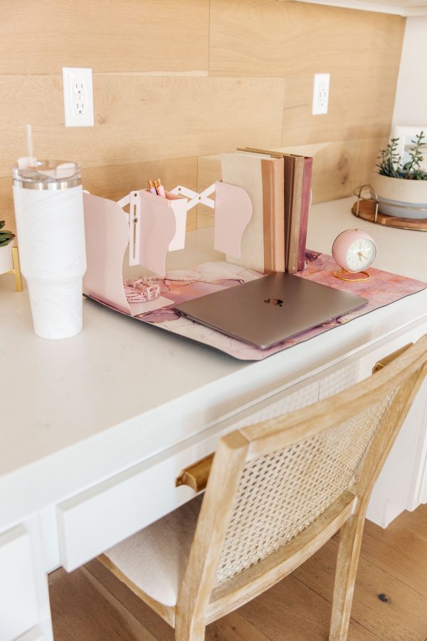 Hazel Blues® |  Say No More Luxury desk pad in Pink Marble Discount - Image 3
