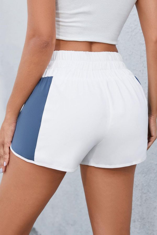 Hazel Blues® |  Color Block Wide Waistband Shorts For Cheap - Image 2